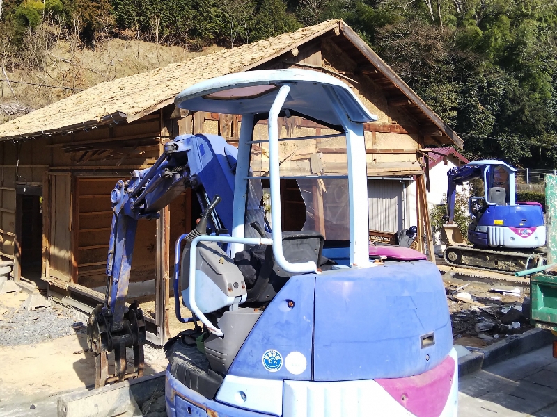 木造家屋の解体工事