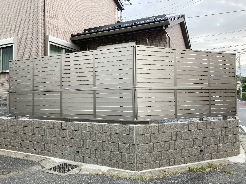 フェンス設置工事